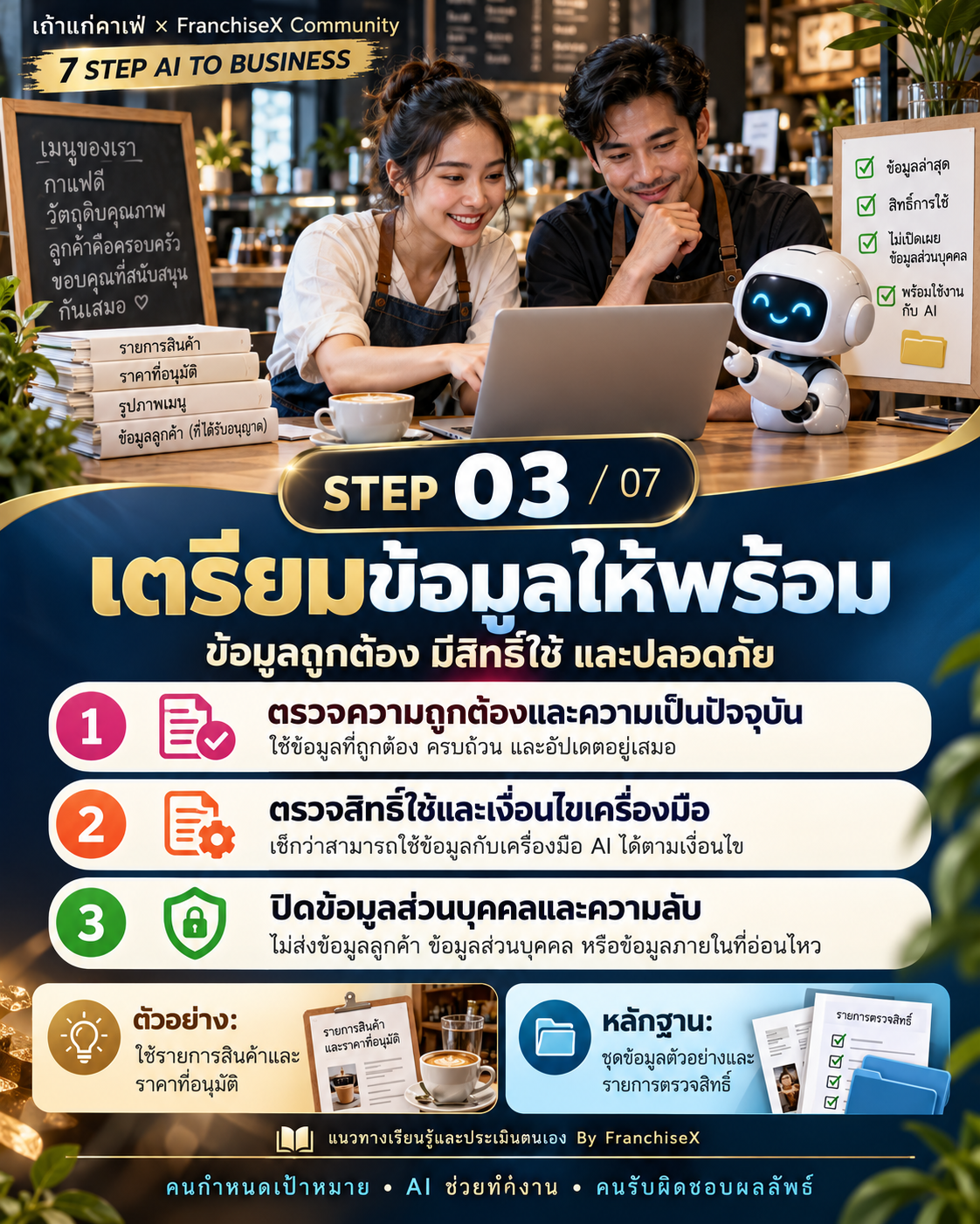 STEP 3 เตรียมข้อมูลให้พร้อม